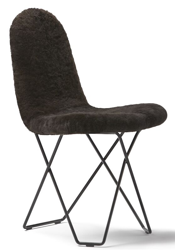 Cuero Design Cactus tuoli musta lampaantalja/musta